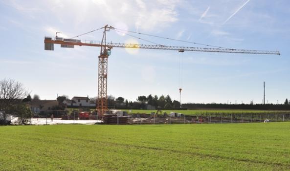 Montage de la grue