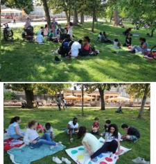 Jeux au jardin public