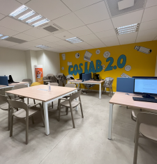 La salle informatique rénovée