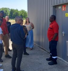 Visite pédagogique au Super U de Souppes-sur-Loing pour nos stagiaires en sécurité privée