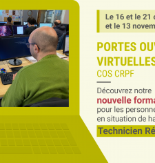 COS CRPF - Portes ouvertes virtuelles formation Technicien réseau IP
