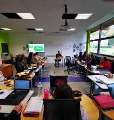 Les stagiaires CIP3 accueillent une experte de CAP EMPLOI 77